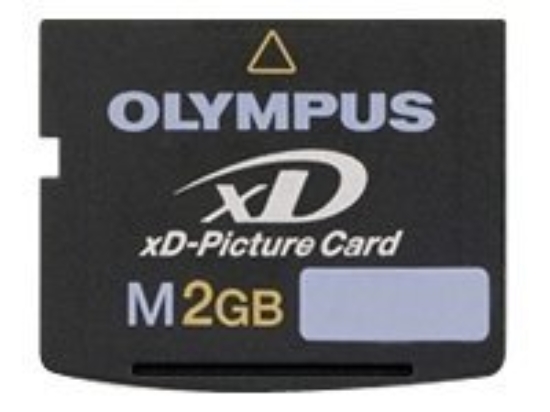 Imagen de Olympus M2GB - Tarjeta de memoria flash - 2 GB - xD Type M - para µ[MJU:] 500, 600, 72X, 800, 810; CAMEDIA C-370, C-500, C-5060, C-70, C-725, D-540, D-575